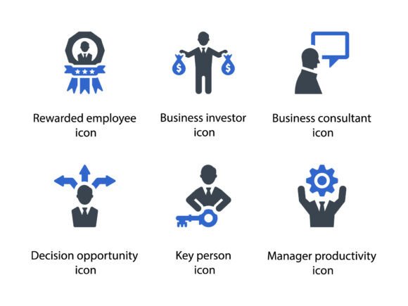 Business People Icon Set 5: Creative Solutions for Designers