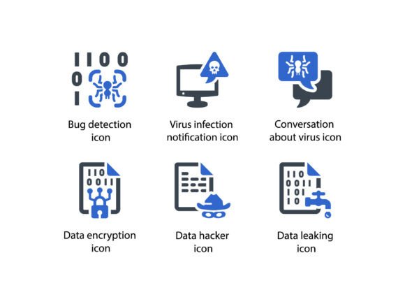Cyber Security System Icon Set 2: Enhancing Visual Communication in the Digital Age