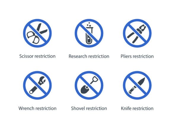 Enhancing Design with Restriction Icon Set 4: A Modern Tool for Creative Professionals