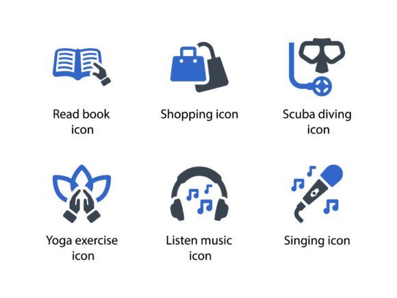 Exploring the Versatility of Hobbies Icon Set 5 in Design Projects