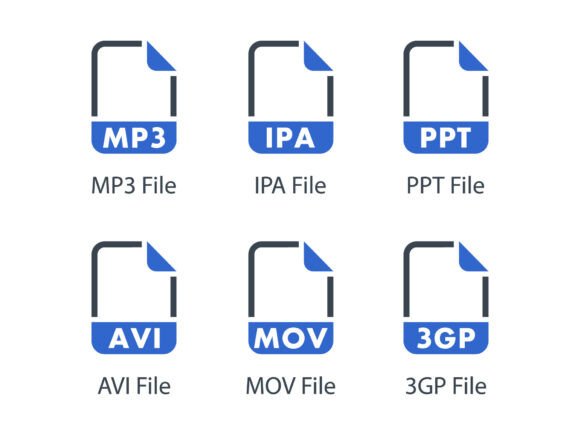 File Formats Icon Set 4: A Versatile Resource for Designers and Developers
