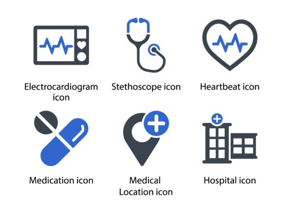 Medical Healthcare Icon Set 1: A Versatile Resource for Designers and Developers