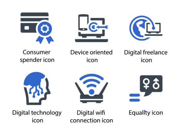 Millennials Icon Set 1: Design with Purpose