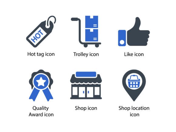 Shopping E Commerce Icon Set 8