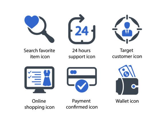 Shopping E Commerce Icon Set 9: A Comprehensive Guide to Designing with Glyph Icons